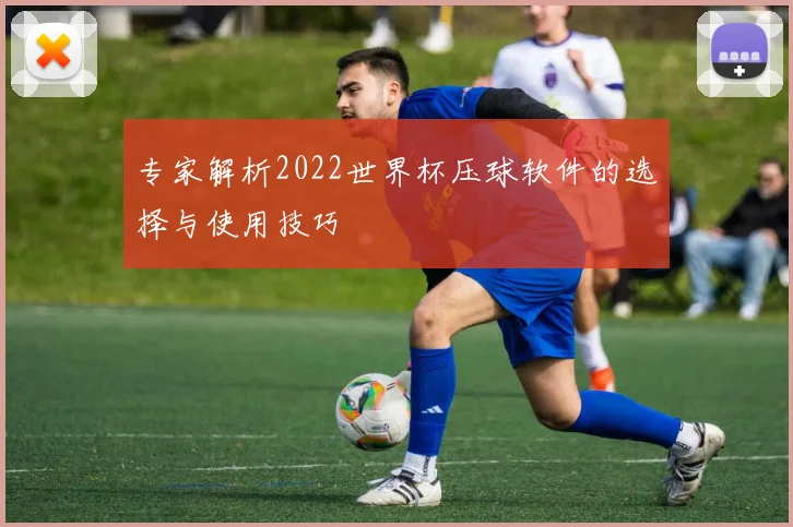 专家解析2022世界杯压球软件的选择与使用技巧